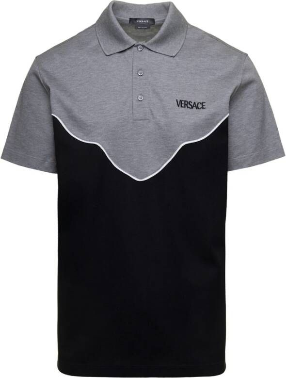 Versace Grijze T-shirts en Polos Gray Heren