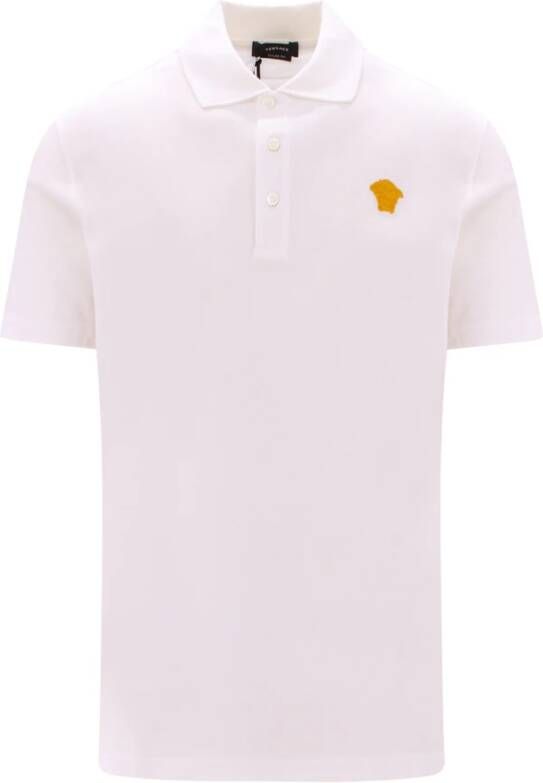 Versace Polo Shirt White Heren