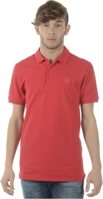 Versace Polo Shirts Red Heren