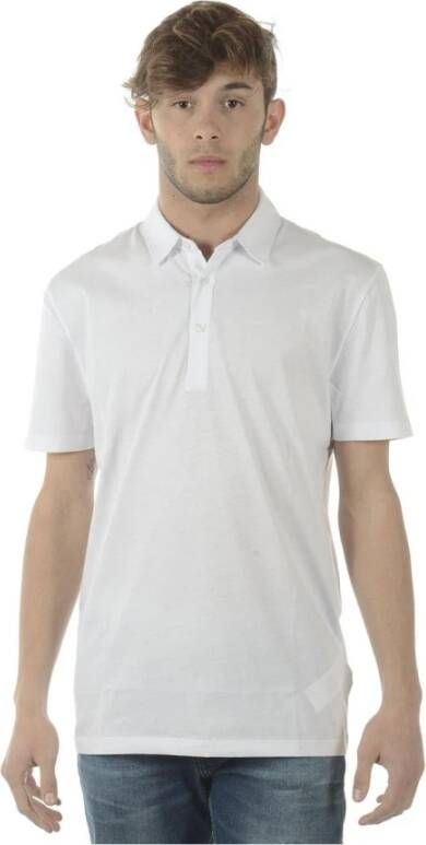 Versace Stijlvolle Polo Shirts voor Mannen White Heren