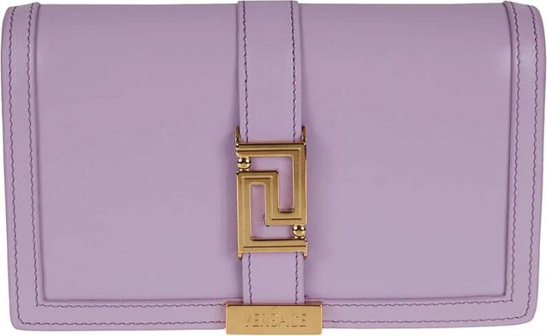 Versace Portemonnee kaarthouder Paars Dames