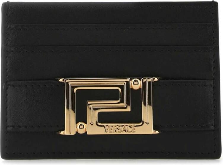 Versace Portemonnee kaarthouder Zwart Dames