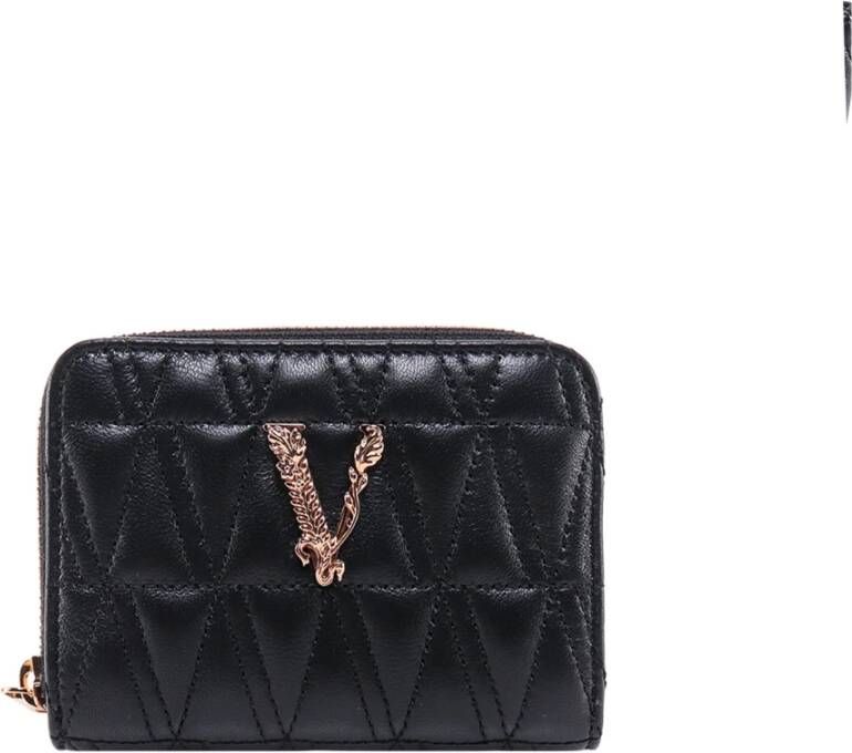 Versace Portemonnee kaarthouder Zwart Dames