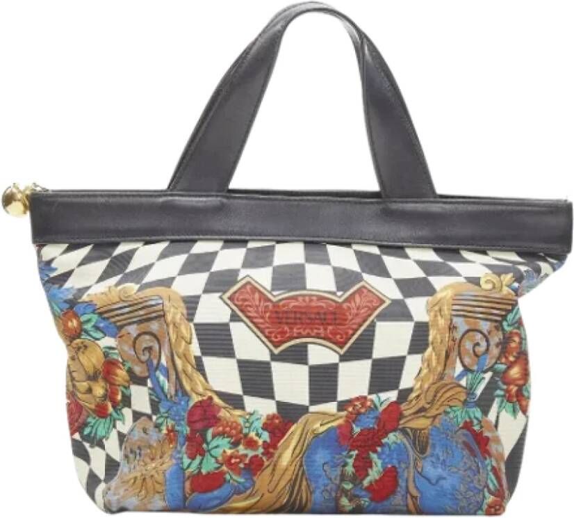 Versace Pre-owned Canvas handbags Meerkleurig Dames