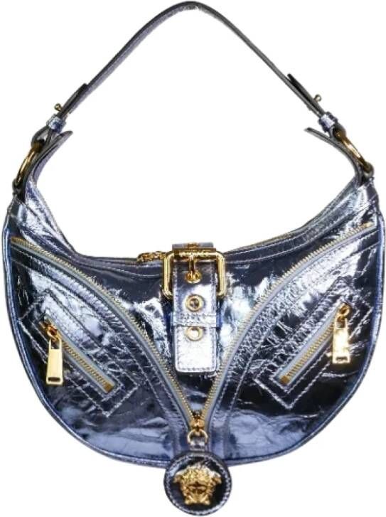 Versace Pre-owned Fabric handbags Blauw Dames