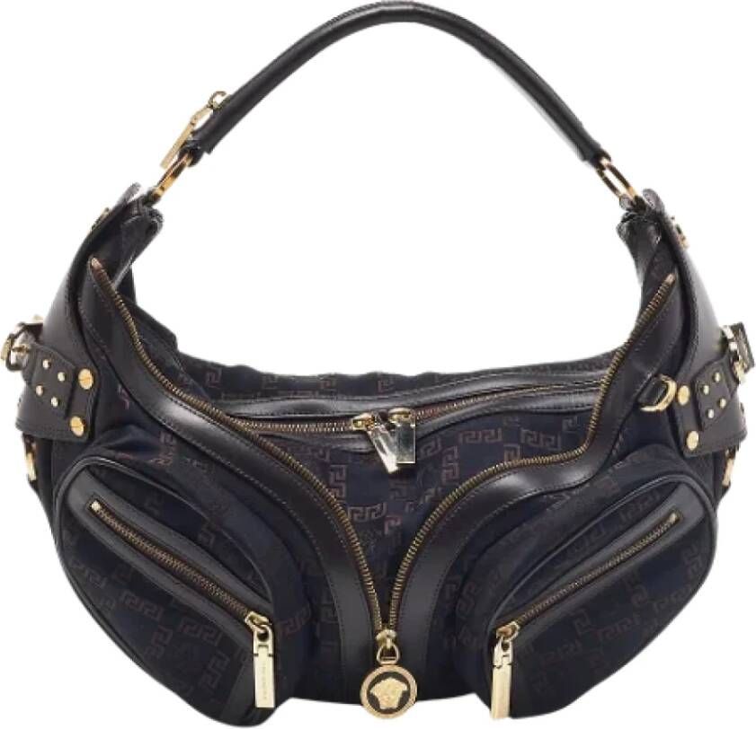 Versace Pre-owned Fabric handbags Bruin Dames