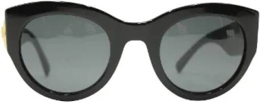 Versace Pre-owned Fabric sunglasses Zwart Dames