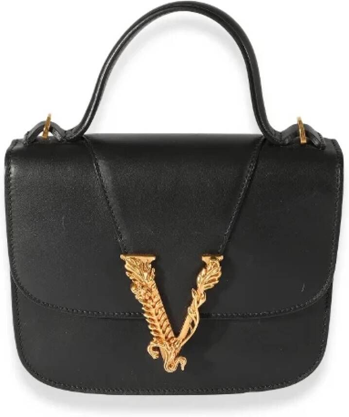 Versace Pre-owned Leather clutches Grijs Dames