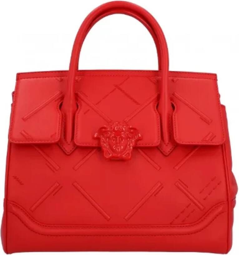 Versace Pre-owned Leather handbags Rood Dames