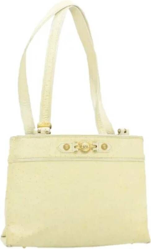 Versace Pre-owned Leather shoulder-bags White Dames