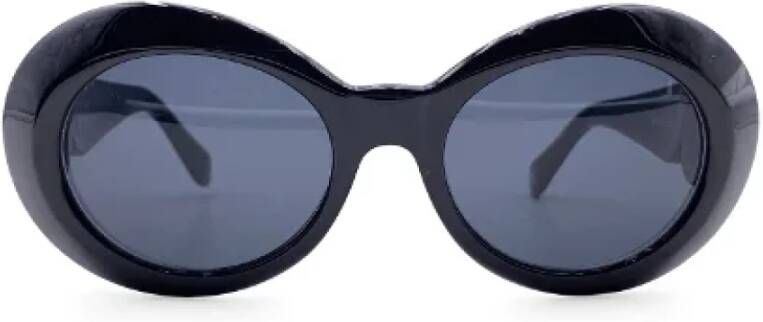 Versace Pre-owned Plastic sunglasses Zwart Dames