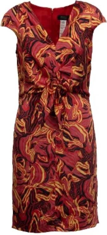 Versace Pre-owned Polyester dresses Rood Dames