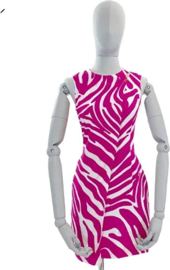 Versace Pre-owned Polyester dresses Roze Dames