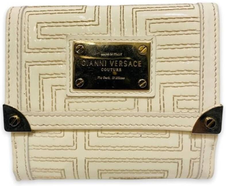 Versace Pre-owned Portemonnee Beige Dames