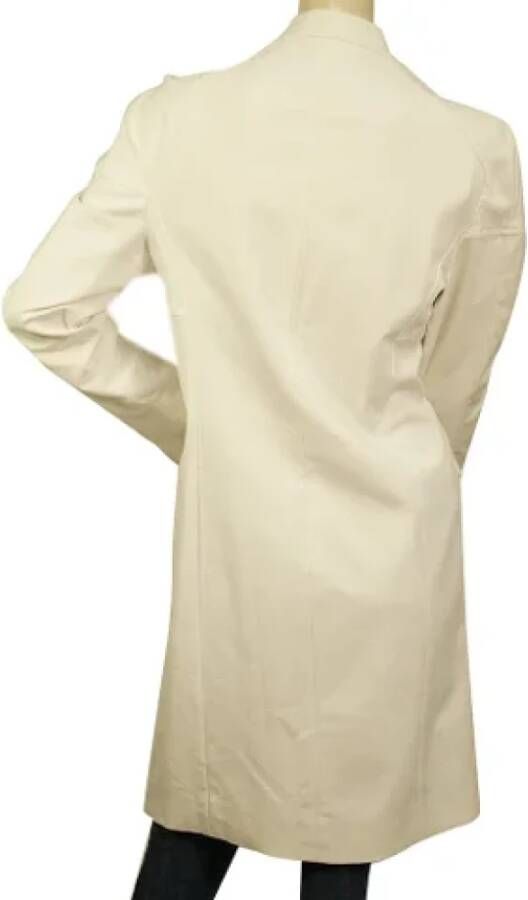 Versace Pre-owned Cotton outerwear White Dames