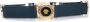 Versace Pre-owned Leather belts Blauw Dames - Thumbnail 1