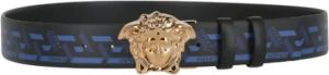 Versace Pre-owned Pre-owned Leather belts Blauw Dames
