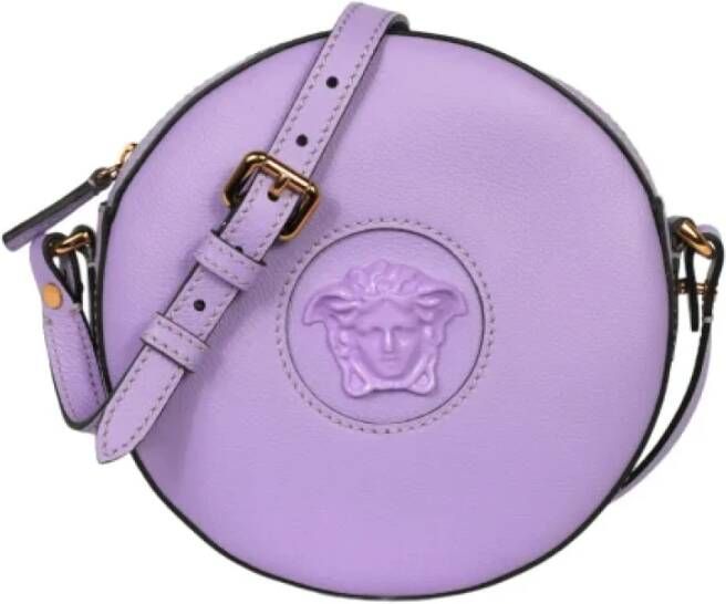 Versace Pre-owned Pre-owned Leather shoulder-bags Paars Dames