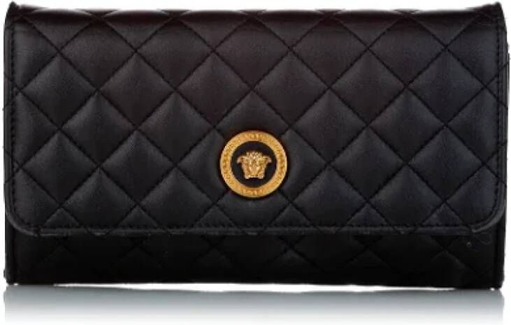 Versace Pre-owned Pre-owned Leather shoulder-bags Zwart Dames
