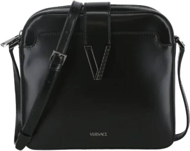 Versace Pre-owned Pre-owned Leather shoulder-bags Zwart Dames