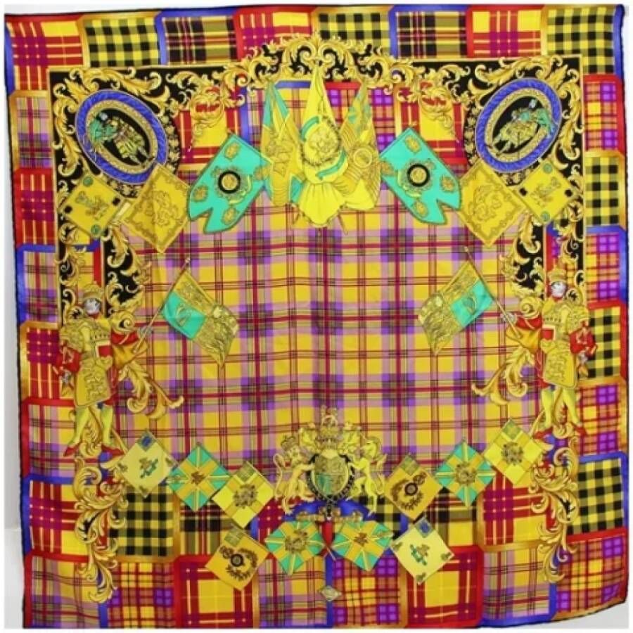 Versace Pre-owned Scarves Yellow Dames