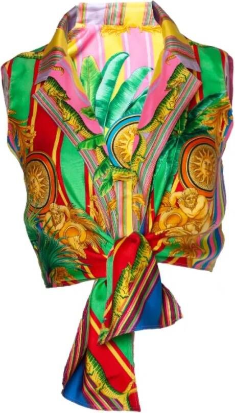 Versace Pre-owned Tops Yellow Dames