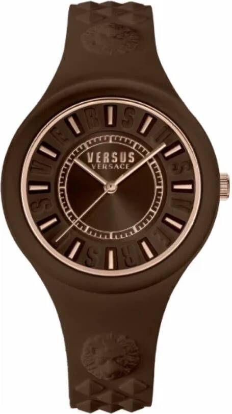 Versace Pre-owned Pre-owned Vinyl watches Bruin Dames