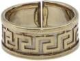 Versace Pre-owned Versace Wedding Band Ring in Gold Metal Geel Dames