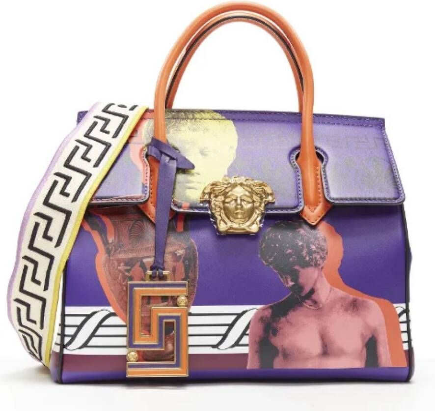 Versace Pre-owned Voldoende handtassen Purple Dames