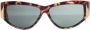 Versace Pre-owned Voldoende plastic zonnebril Bruin Dames - Thumbnail 1