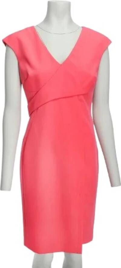 Versace Pre-owned Voldoende polyester jurken Roze Dames