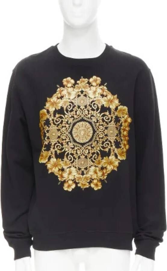 Versace Pre-owned Voldoende sweatshirt Zwart Dames