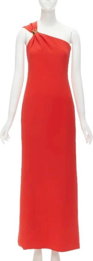 Versace Pre-owned Voldoende zijden jurken Rood Dames