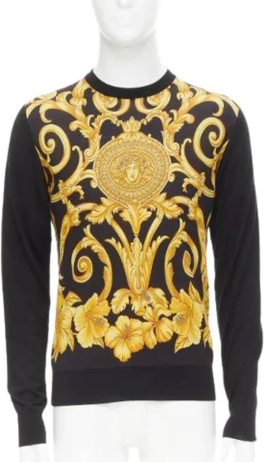 Versace Pre-owned Voldoende zijden tops Zwart Dames