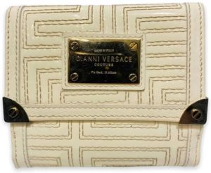 Versace Pre-owned Wallet Beige Dames