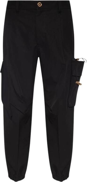 Versace Sweatpants met logo Black Heren