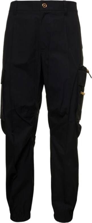 Versace Sweatpants met logo Black Heren