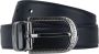Versace Griekse Stijl Leren Riem Blue Dames - Thumbnail 1