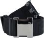 Versace Grieks Motief Klik Gesp Riem Black Dames - Thumbnail 1