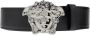Versace Zwarte lederen riem Zwart Heren - Thumbnail 3