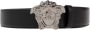 Versace The Medusa Leather Belt Zwart Heren - Thumbnail 1