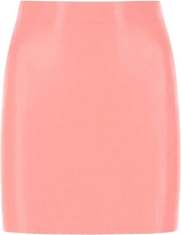 Versace Lichtroze latex minirok Pink Dames