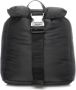 Versace Kleine Zwarte Puffy Nylon Veiligheidssluiting Rugzak Boekentas Black Dames - Thumbnail 3