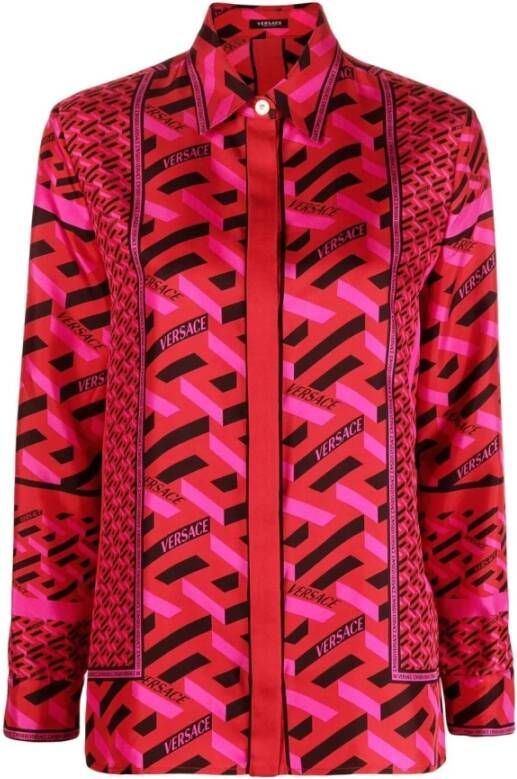 Versace Shirt Roze Dames