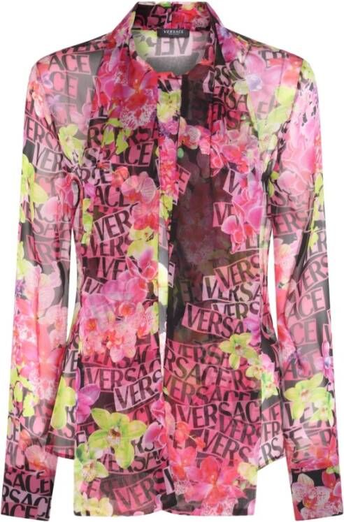 Versace Overhemd Pink Dames