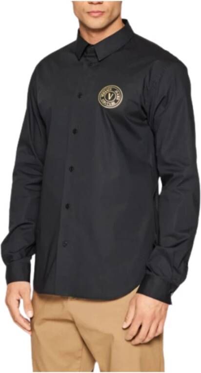Versace Shirt Zwart Heren