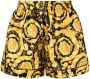 Versace Gouden Barok Zijden Boxershorts Ondergoed Yellow Dames - Thumbnail 3