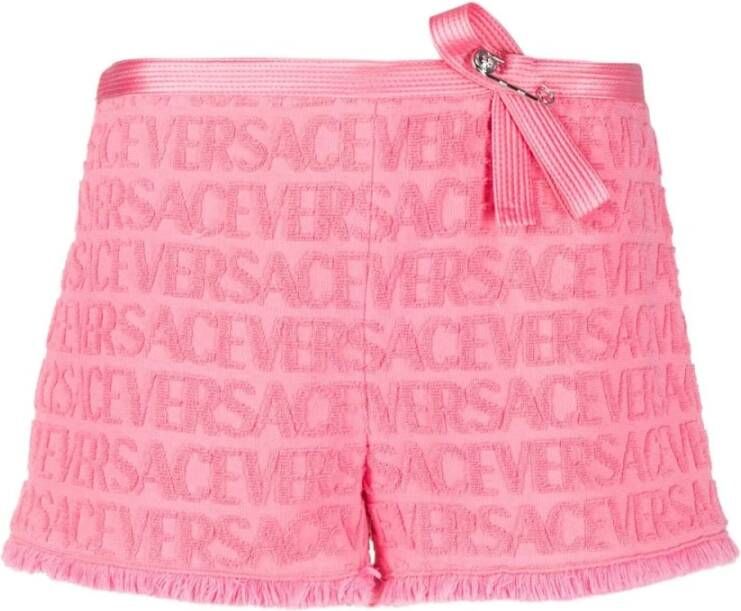 Versace Short Shorts Roze Dames