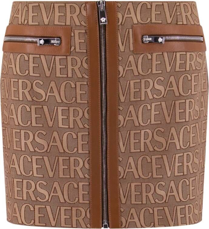 Versace Short Skirts Bruin Dames