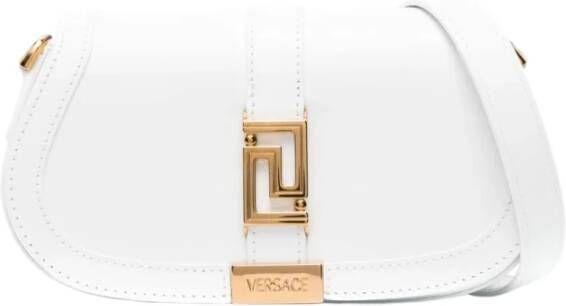 Versace Greca Goddess Mini schoudertas White Dames